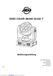 ADJ Inno Color Beam Quad 7 Bedienungsanleitung