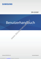 Samsung SM-G930F Galaxy S7 Benutzerhandbuch