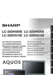 Sharp LC-32DH500E Bedienungsanleitung