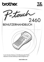 Brother PT-2460 Benutzerhandbuch