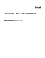 Lenovo ThinkPad X1 Carbon Benutzerhandbuch