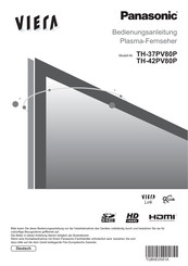 Panasonic TH42PV80P Bedienungsanleitung