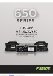Fusion MS-UD Bedienungsanleitung
