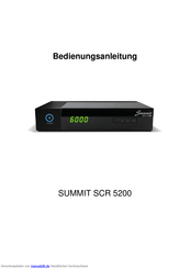 Summit SCR 5200 Bedienungsanleitung