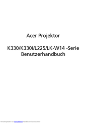 Acer K330i-Serie Benutzerhandbuch