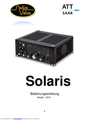 Audio Valve Solaris Bedienungsanleitung