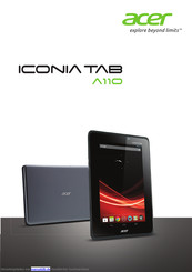 Acer ICONIA A110 Benutzerhandbuch