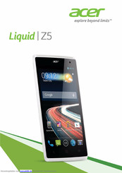 Acer Liquid Z5 Duo Benutzerhandbuch