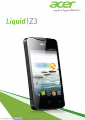 Acer liquid Z3 Duo, Z130 Benutzerhandbuch
