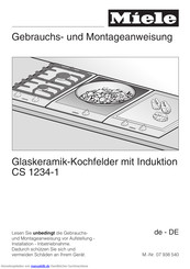 Miele CS 1234-1 Gebrauchsanweisung