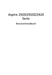 Acer Aspire 2920 Benutzerhandbuch