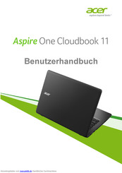 Acer Aspire One Cloudbook 11 Benutzerhandbuch