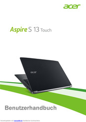 Acer Aspire S 13 Touch Benutzerhandbuch