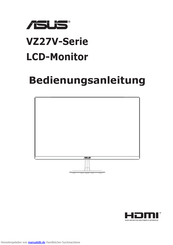 Asus VZ27V-Serie Bedienungsanleitung