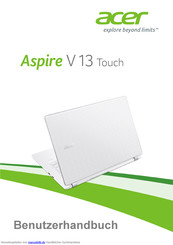 Acer Aspire V13 Touch Benutzerhandbuch