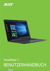 Acer TravelMate X3 X349-M Benutzerhandbuch
