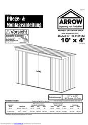 Arrow ELPHD104 Montageanleitung