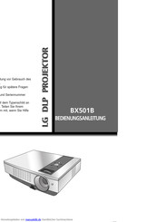 LG BX501B Bedienungsanleitung
