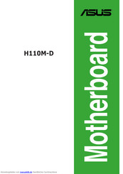 Asus H110M-D Handbuch