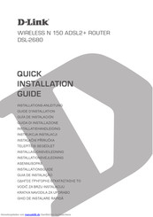 D-Link DSL-2680 Installationsanleitung