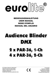 EuroLite Audience Blinder DMX Bedienungsanleitung