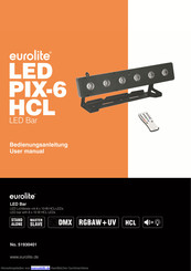 EuroLite LED PIX-6 HCL Leiste Bedienungsanleitung