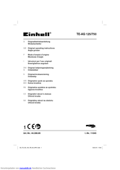 EINHELL 44.308.85 Originalbetriebsanleitung