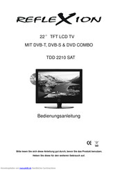 Reflexion TDD 2210 Bedienungsanleitung