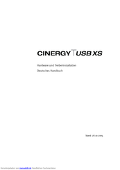 TerraTec Cinergy T USB XS Handbuch