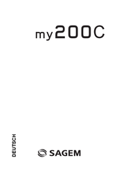 Sagem my200c Handbuch