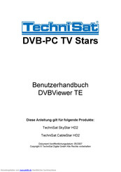 TechniSat SkyStar HD2 Benutzerhandbuch
