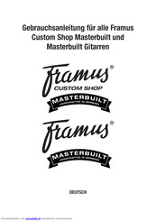 Framus Idolmaker 5'R Gebrauchsanleitung