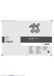 Bosch GSR 18 V-EC Professional Originalbetriebsanleitung