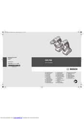 Bosch PSR 18 LI -2 Ergonomic Originalbetriebsanleitung