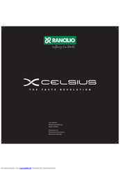 Rancilio Xcelsius Classe 9 Bedienungsanleitung
