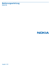 Nokia Nokia 106 Bedienungsanleitung