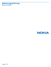 Nokia 220 Dual SIM Bedienungsanleitung