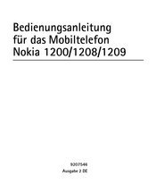 Nokia 1209 Bedienungsanleitung
