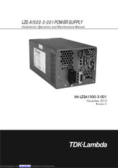 TDK-Lambda LZS-A1500-3-001 Bedienungsanleitung