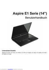 Acer Aspire E1-470 Benutzerhandbuch