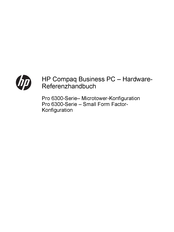 HP Pro 6300-Serie- Microtower-Konfiguration Referenzhandbuch