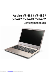 Acer Aspire V7-481 Benutzerhandbuch