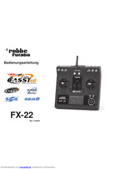 ROBBE-Futaba FX-22 Bedienungsanleitung