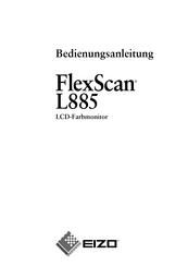 Eizo FlexScan L885 Bedienungsanleitung