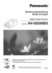 Panasonic NV-GS250EG Bedienungsanleitung