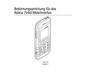 Nokia Nokia 7260 Bedienungsanleitung