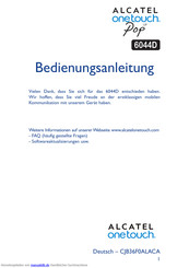 Alcatel 6044D Bedienungsanleitung
