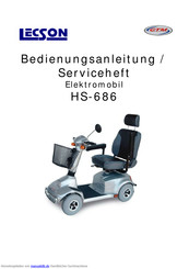 lecson HS-686 Bedienungsanleitung Und Serviceheft