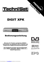 TechniSat DIGIT XPK Bedienungsanleitung