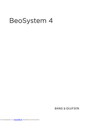 Bang & Olufsen BeoSystem 4 Handbuch